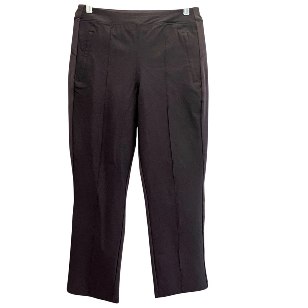 ATHLETA Headlands Hybrid Straight Leg Black Pants Stretch Women's Size 8 - Picture 2 of 15
